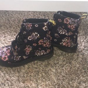Floral Doc Marten Shoes